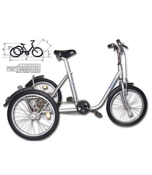 Trojkolesový bicykel Štandard